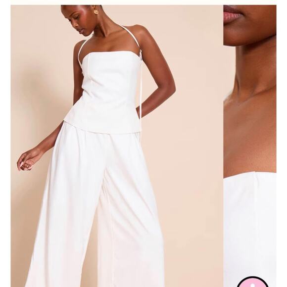 Sz 4 - NEW Pretty Little Things Halter Jumpsuit - Picture 4 of 9